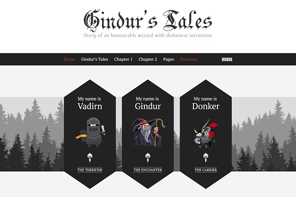 Gindur - Medieval WordPress Theme in WordPress Blog Themes - product preview 5