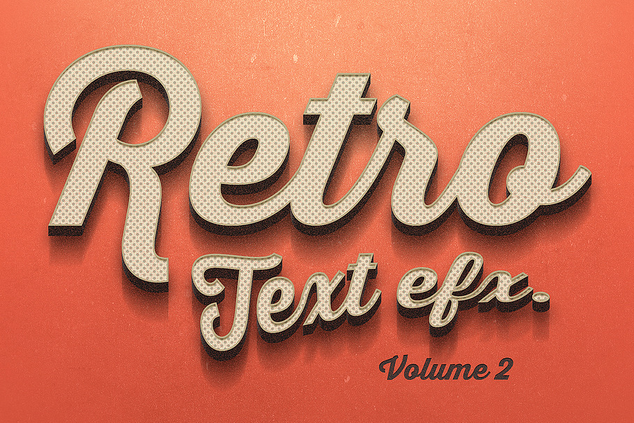 Vintage Text Effects Vol.2 in Add-Ons - product preview 8