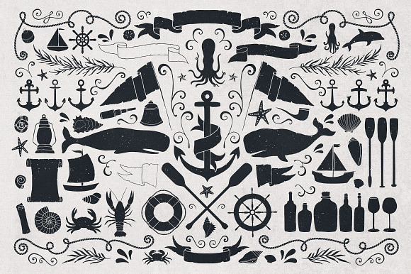 The Nautical Vector Pack in Illustrations - product preview 1