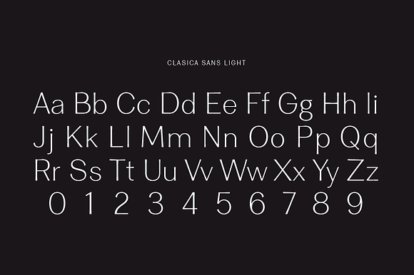 Clasica Sans in Sans-Serif Fonts - product preview 3