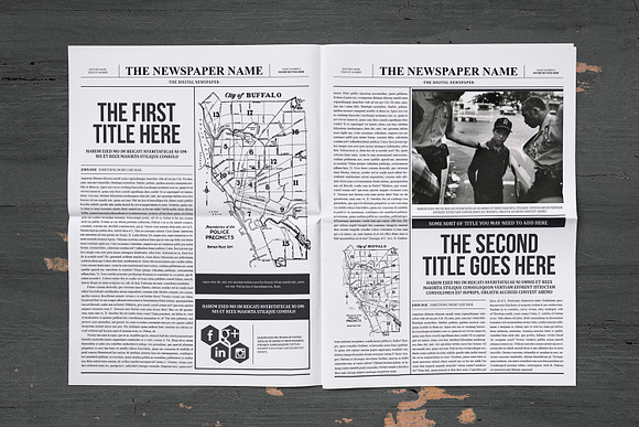 Classy Newspaper Indesign Template in Magazine Templates - product preview 2