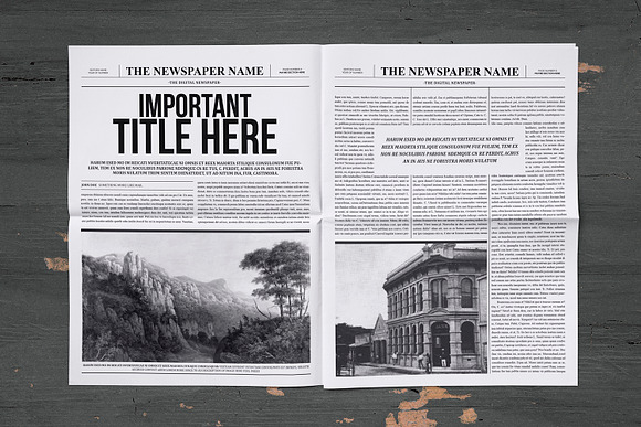 Classy Newspaper Indesign Template in Magazine Templates - product preview 3