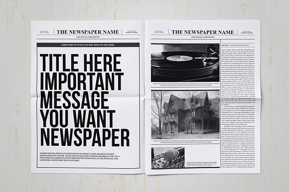 Classy Newspaper Indesign Template in Magazine Templates - product preview 5