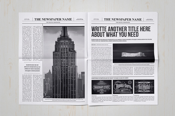 Classy Newspaper Indesign Template in Magazine Templates - product preview 7