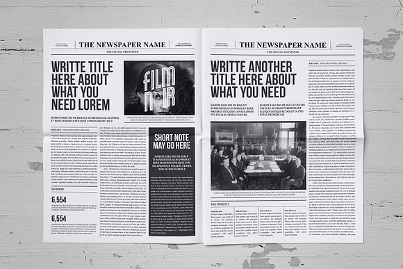 Classy Newspaper Indesign Template in Magazine Templates - product preview 8