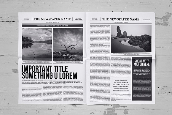 Classy Newspaper Indesign Template in Magazine Templates - product preview 10