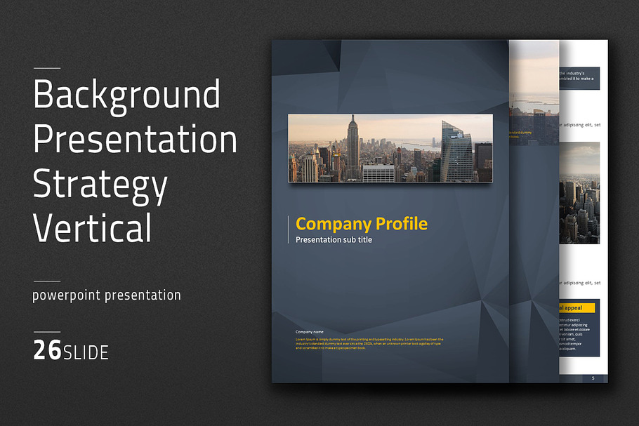 Background Presentation Strategy in PowerPoint Templates - product preview 8