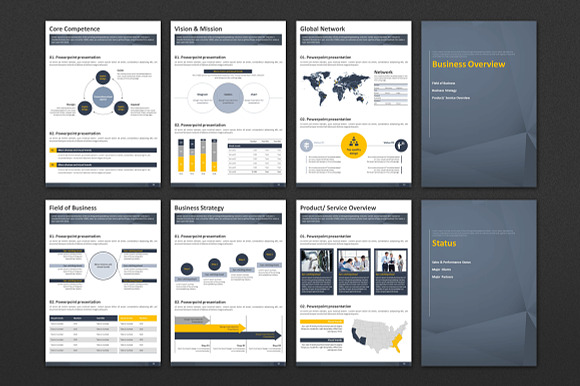 Background Presentation Strategy in PowerPoint Templates - product preview 2
