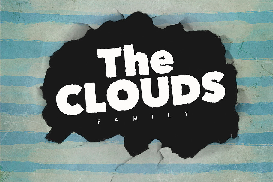 The Clouds Family in Display Fonts - product preview 8