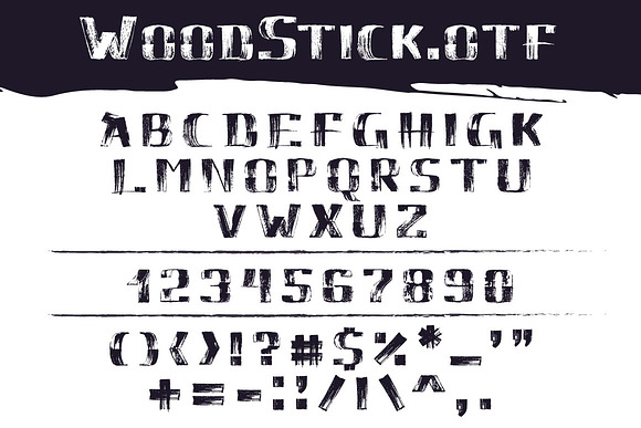 WoodStick Font in Display Fonts - product preview 1