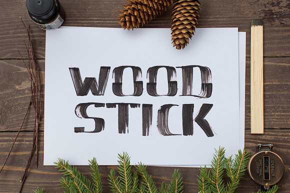 WoodStick Font in Display Fonts - product preview 2