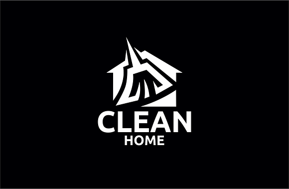 Clean Home  in Logo Templates - product preview 1