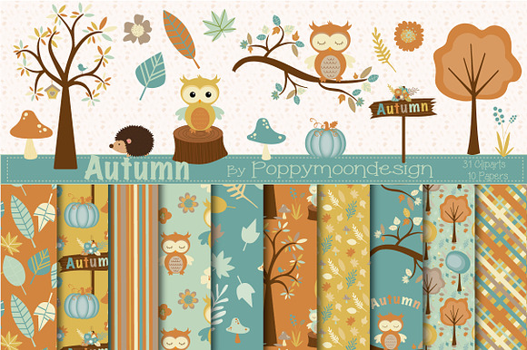 Autumn in Illustrations - product preview 2