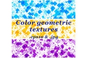 Color geometric textures set