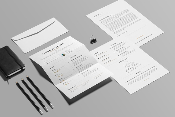 Unique Resume CV for Pages and Word in Resume Templates - product preview 3