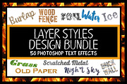 Layer Styles Design Bundle for PSD