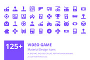 125+ Video Game Material Design Icon