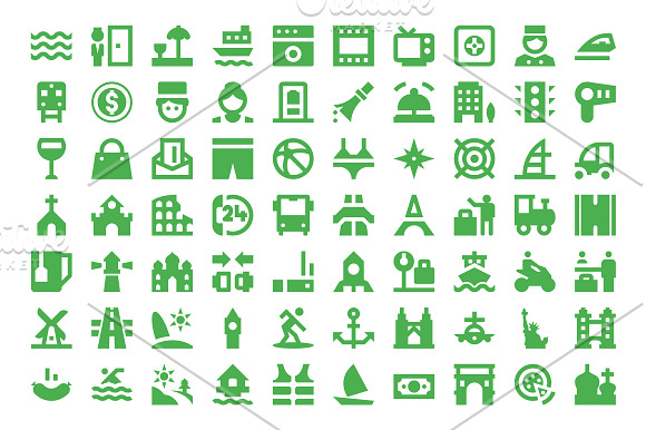 300 Tourism and Travel Material Icon in Graphics - product preview 3