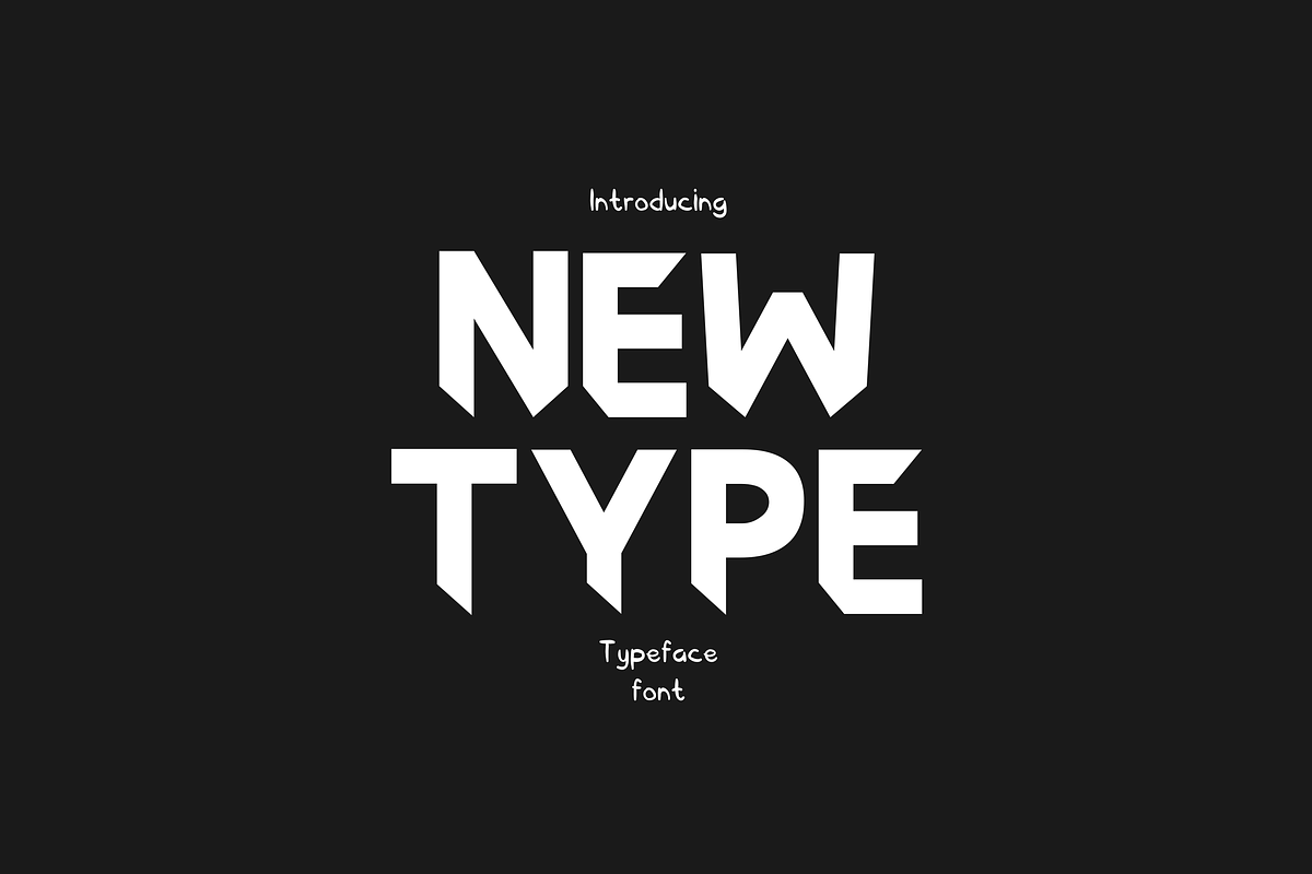 Newtype Typeface Font in Sans-Serif Fonts - product preview 8