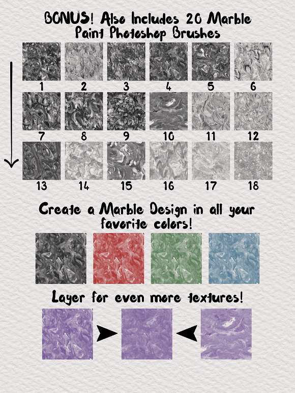 Marble Paint Styles for Photoshop in Photoshop Layer Styles - product preview 6