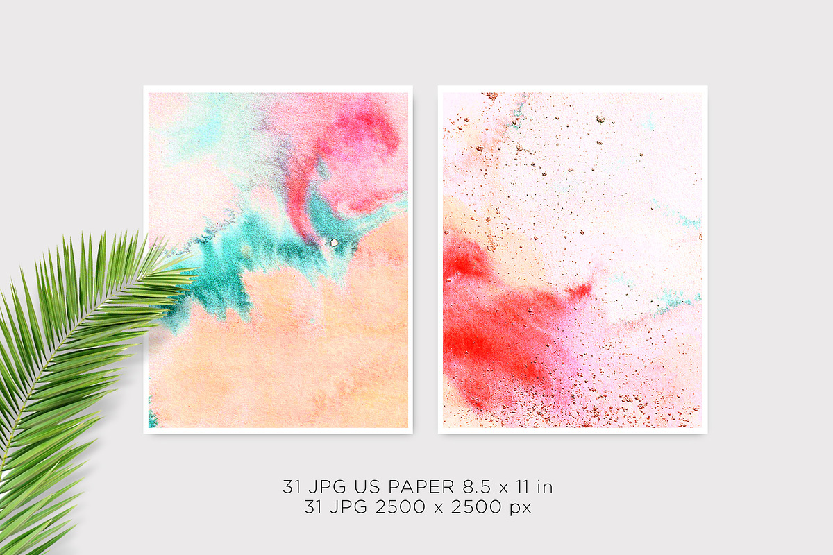 31 Watercolor Textures in Textures - product preview 8
