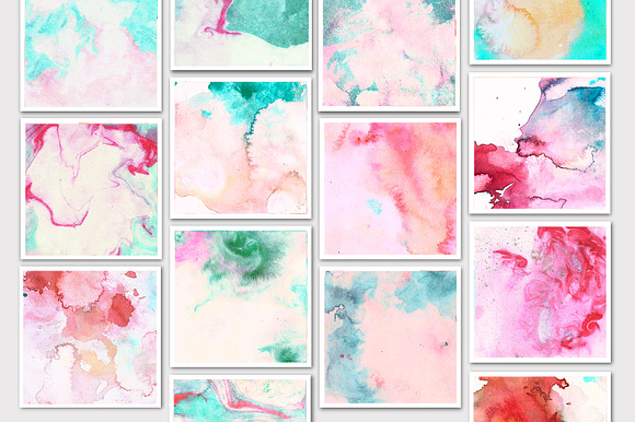 31 Watercolor Textures in Textures - product preview 2
