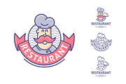 Restaurant, chef logo