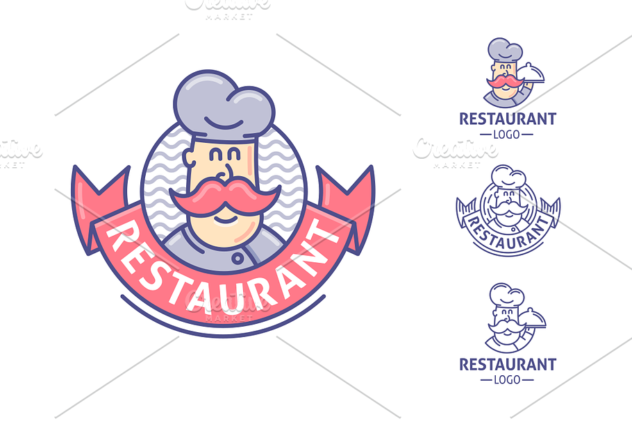 Restaurant, chef logo in Logo Templates - product preview 8