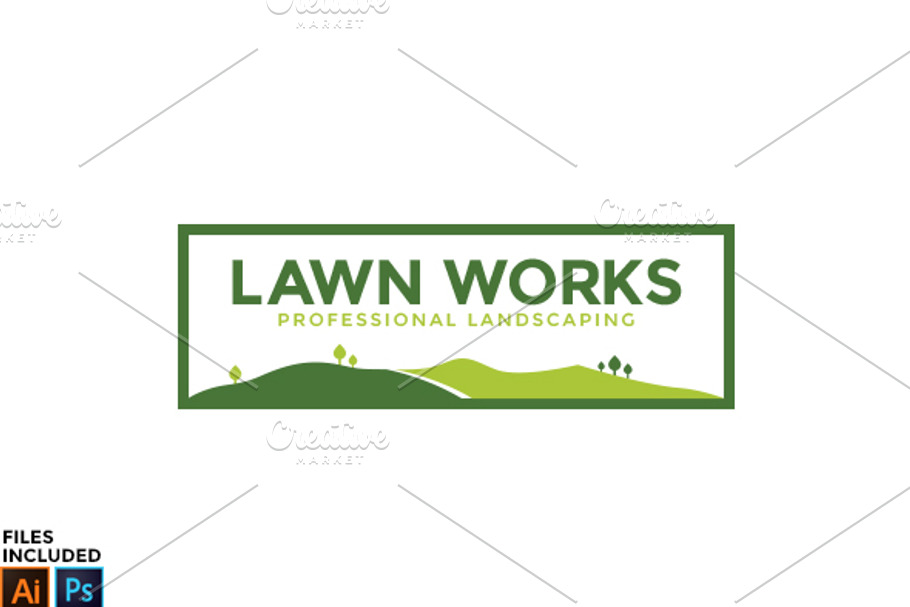 Landscaping Logo Template Concept 1 in Logo Templates - product preview 8