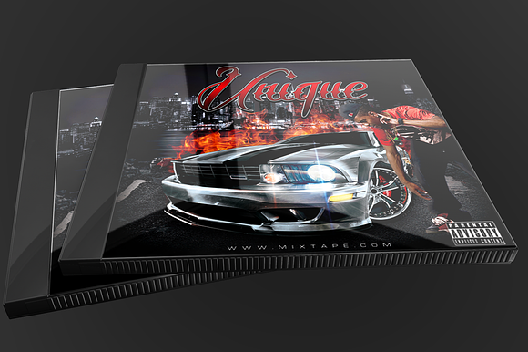 Unique Mixtape Cover Template in Templates - product preview 1