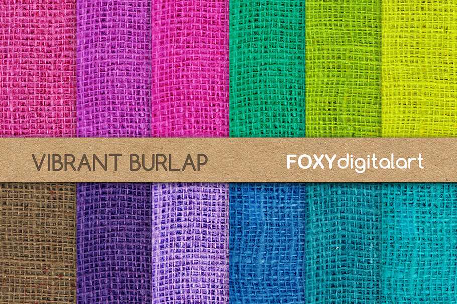 Bright Burlap Digital Scrapbook  in Textures - product preview 8
