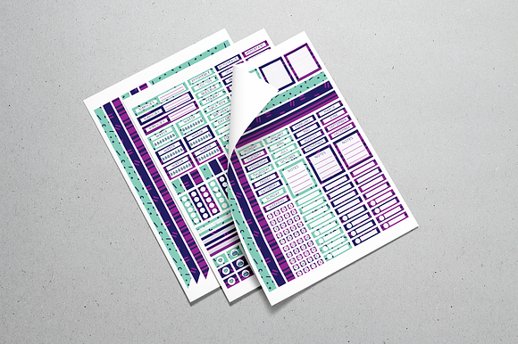 Planner Sticker Set - Funk in Stationery Templates - product preview 1