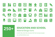 250+ Education Material Design Icons