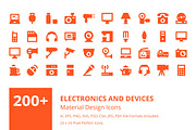200+ Electronics and Devices Icons 