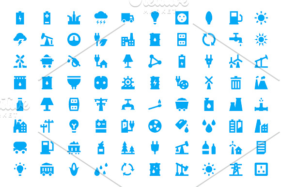 200+ Energy and Power Material Icons in Graphics - product preview 1