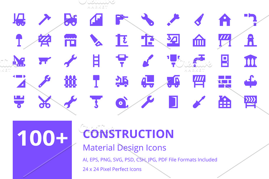 100+ Construction Material Icons