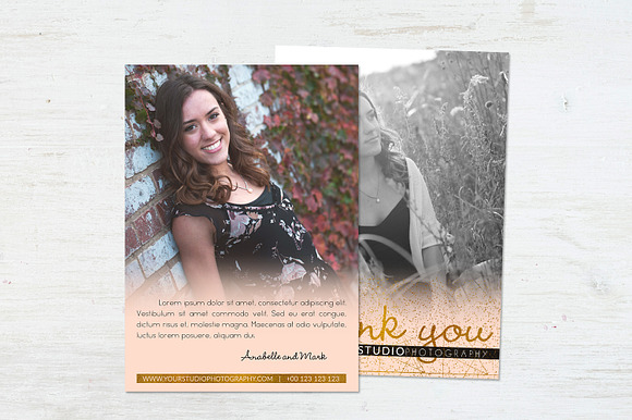 Studio Thank You | Pink Airbrush in Card Templates - product preview 2