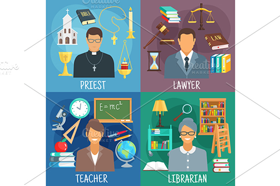 Teacher, lawyer, librarian, priest