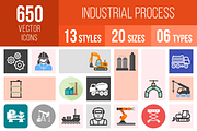650 Industrial Process Icons