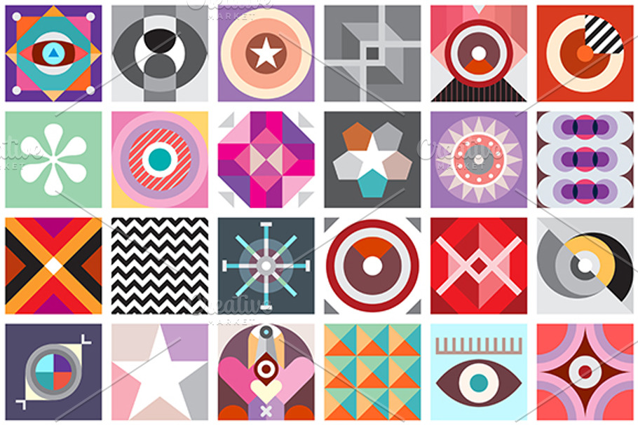 Abstract Art Seamless Background in Patterns - product preview 8