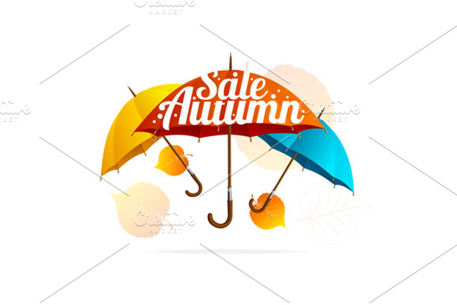 Autumn Sale Card. Vector in Illustrations - product preview 8