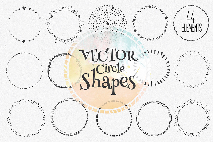 Hand Drawn Circle Shapes