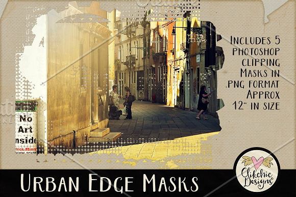 Urban Edge Photoshop Clipping Masks in Photoshop Shapes - product preview 4