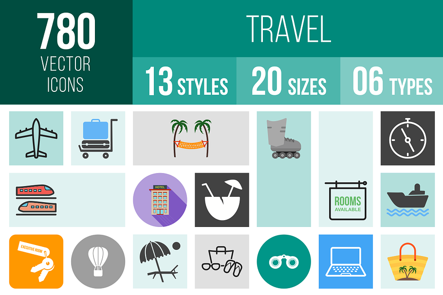 780 Travel Icons