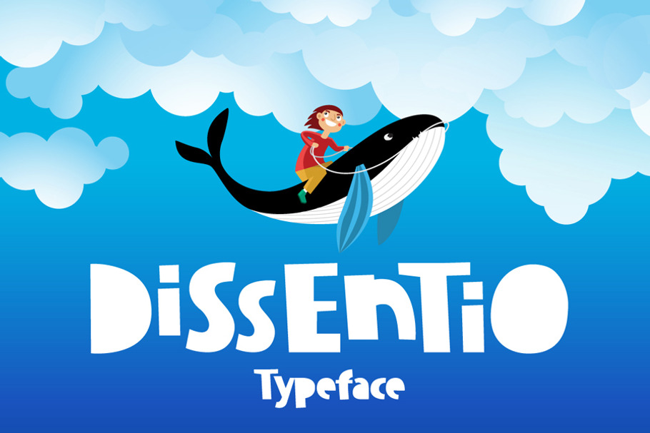 Dissentio Typeface in Display Fonts - product preview 8
