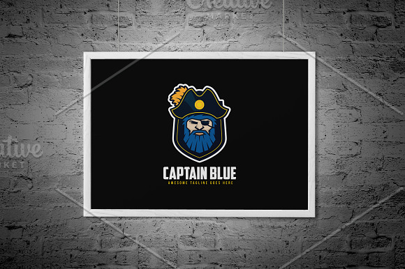 Captain Blue Logo in Logo Templates - product preview 1
