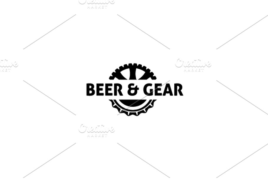 Beer&Gaer_logo in Logo Templates - product preview 8