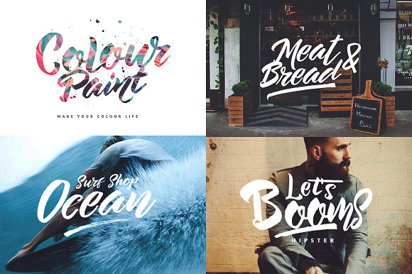 The Beard - Branded Typeface +Extras in Script Fonts - product preview 5