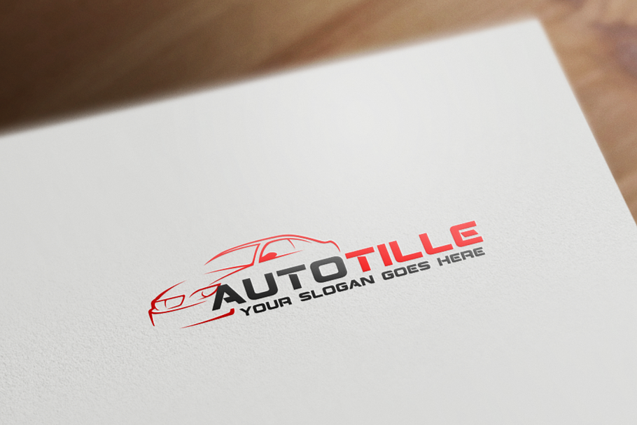 Auto Tille Logo Template in Logo Templates - product preview 8