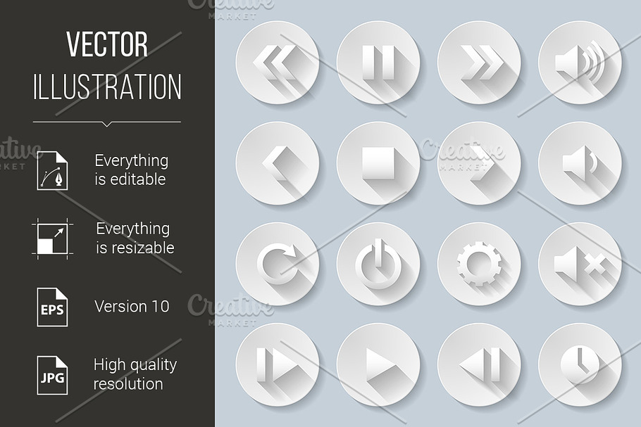 Paper icons in Graphics - product preview 8